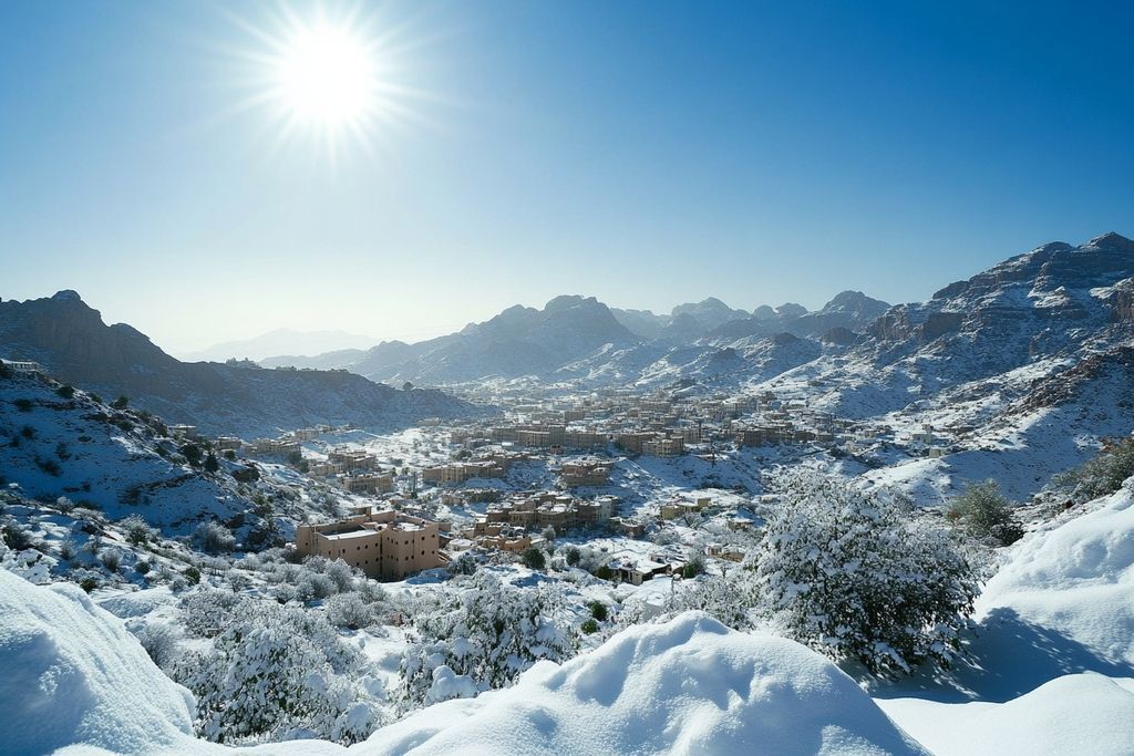 Découvrez les meilleures destinations hivernales à Abha enneigée en Arabie Saoudite