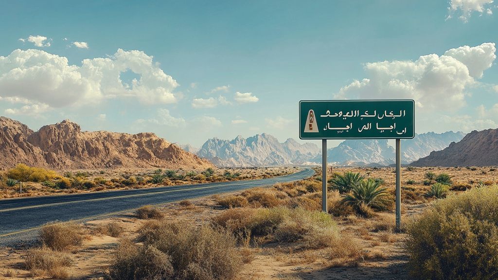 Principales routes reliant Djeddah à La Mecque