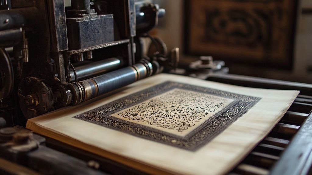 Technologie et rigueur dans l'impression du Coran